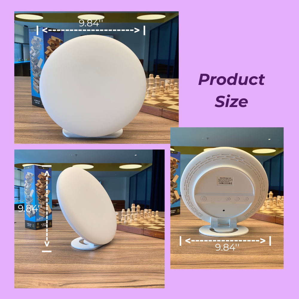 Product size 9.84'' diameter